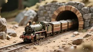 MYSTERY TRAIN TUNNEL EXPLORATION! 🛤️ Building Dark Mountain & Unboxing Trains
