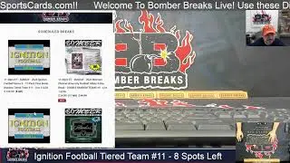 Bomber Sports Cards Live Box & Case Breaks!