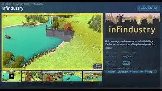 Infindustry - First Play on Launch Day! - An Amazing New Sandbox City Builder on Steam!