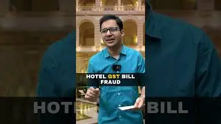 Hotel gst fraud - 7500 Rs rule 🤩 #shorts #hotel