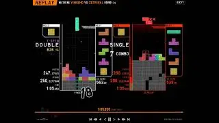 [TETR.IO] Beating a 4.25 PPS Zetris instead of 4 PPS