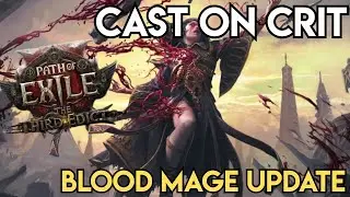 BUILD UPDATE CoC Comet Blood Mage | Path of Exile 2