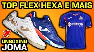 Unboxing Joma Top Flex Rebound Hexa, nova cor Top Flex Plus e MAIS! - Camisas e Chuteiras