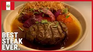 Is this the BEST STEAK in the WORLD? PERUVIAN FOOD - Lomo Saltado, Ceviche Peruano, Pastel de Choclo