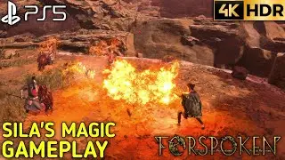PS5 FORSPOKEN Sila's Magic Gameplay 4K 60FPS HDR | PS5 Forspoken Red Magic Gameplay Walkthrough 4K