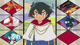 Ash's Legendary Team