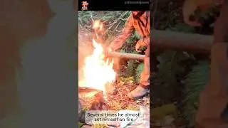 A Quiet Life in the Winter Forest (Part 2) ❄️ Bushcraft ASMR  #bushcraft #asmr #forestlife