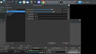 Test and Demonstration of OBS and Audio Filters in a Noisy Environment