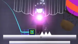 By day by night [XL demon](1 coin) by vicolor|geometry dash 