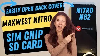 MaxWest Nitro N62 &mdash; как снять заднюю крышку, чтобы добавить SD-карту или заменить чип SIM-карты