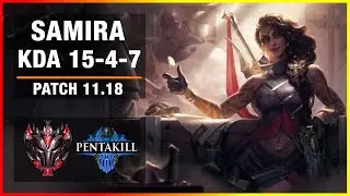 Samira vs Lucian - Grandmaster KR - Patch 11.18