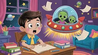 Aliens Ate My Homework. |English Animated Stories | Adventurous Stories for Kids