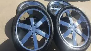 24 inch Chrome Wheels For Sale