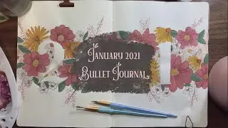 Art Focused Bullet Journal - January's Ocean Theme