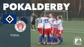 Derby-Revanche: HSV-Frauen stehen im Halbfinale | Hamburger SV - FC St. Pauli (Viertelfinale, Pokal)
