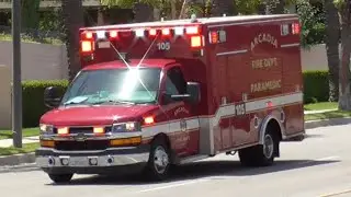 Arcadia Fire Dept. RA105 & RA106 Transporting