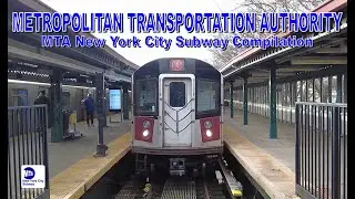 MTA New York City Subway Compilation (feat. PATH & NJ Transit LRT)