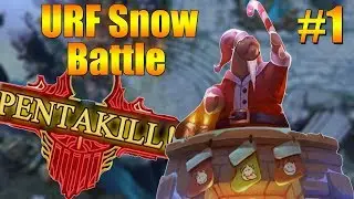 Winter URF Snow Battle - Best Pentakill Montage (League of Legends) Part 1 (URF 2018)