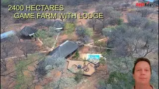 2400 hectares game farm lodge for sale with four chalets Baltimore Limpopo South Africa