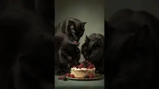 cats are unpredictable 😳 #ai #shorts #video #viral #cat