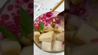 Ginger 🫚 ice 🧊 drink #sekoteng #wedang #dessert #foodie