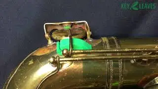 Selmer&reg; Mark VI (Bari Sax) - How to stop sticky sax keys using Key Leaves products
