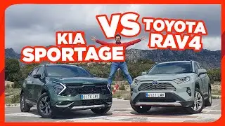 KIA SPORTAGE 2022 vs TOYOTA RAV4 | COMPARATIVA | ¿CUÁL es MEJOR HÍBRIDO y cuál CONSUME MENOS?