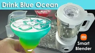 Receita de Drink Blue Ocean no Xiaomi Smart Blender | #xiaomi #smartblender #drink #blueocean