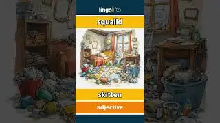 🇬🇧🇳🇴 squalid - skitten : learn English : la oss l&aelig;re engelsk : vocabulary builder