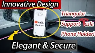 Tesla Model 3 Highland Phone Mount | 3 Colors Available: White, Grey, and Black
