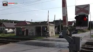 Železničné priecestie Ťahanovce [SP0123] - 26.6.2015 / Železniční přejezd / Slovak railroad crossing