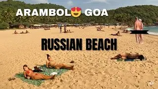 Secret Russian Beach of GOA (Arambol Beach😍) | Sweet Lake