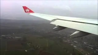 Edelweiss Air Airbus A330-300 Landung in Zürich bei Sturm
