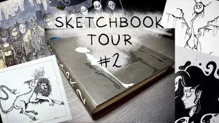 Second Sketchbook Tour!! ((Mostly creepy/cute creatures))