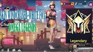 SKIN WINDCHASER WHITE FOX OMEGA LEGENDS KILL 14 TIER LEGENDARY
