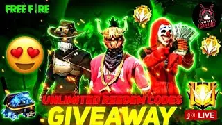 Free Fire live Redeem Code Today || FFWS Redeem Code || Free fire live Giveaway | Omega Gaming |