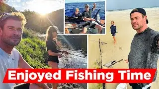 Chris Hemsworth Enjoyed Fishing Time With Daughter India