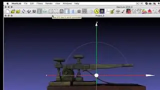 OBJ to X3D conversion using MeshLab
