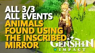 Animals found using the Inscribed Mirror Genshin Impact