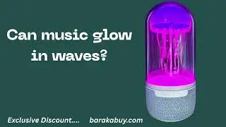 Lightahead Floating Jellyfish Bluetooth Speaker with RGB Lamp