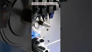 Custom screw machining. #cnc #machine #machiningcenter #factory