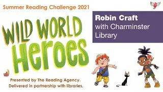 Wild World Heroes Papercraft with Charminster Library