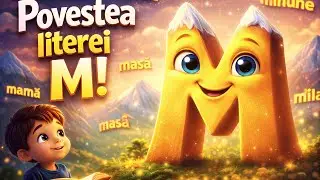 Povestea literei M – De ce este importanta litera „M”? ❤️ | TocToc KIDS Povesti pentru copii