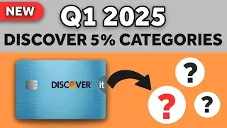 📅 NEW Categories for Q1 2025 for the Discover It Cash Back Card - 💰 Earn 5% Back on 3 Categories!