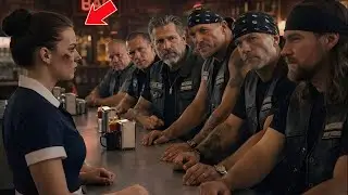 Biker-Gang-Chef sieht blaue Flecken bei der Kellnerin &ndash; was er dann tat, schockierte die ganze Stadt