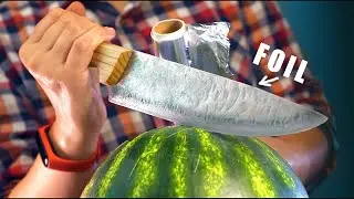 HOW TO MAKE KNIFE FROM KITCHEN FOIL!