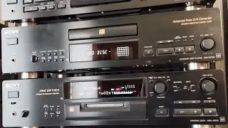 Minidisc Sony MDS-JB730-QS - Recorder YouTube Music - Tascam US-200 - Sony TA-F55 - Pioneer HPM-100