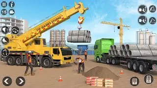 House construction Simulator Games - Trucks, Cranes, Digger - New Fun Construction gameplay