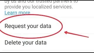 Viber Request Your Data Settings