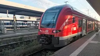 Im Rauschplatz 190 Km/h FTX Desiro-HC Als RE 29 von Erfurt Hbf nach N&uuml;rnberg Hbf mit SOUND